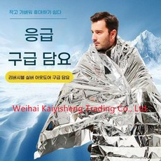 비상용 보온 은박담요 실버 10pcs, 2.13m*1.6m, 10개