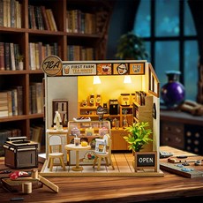 弘達 初沫奶茶店 DIY小屋模型屋, M2505初沫奶茶店 - 中文版, 1個