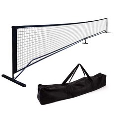 피클볼네트 초보자용 피클볼 네트 12 5피트 설치 미니 어깨 그물망 패들 규격 네트망, 블랙 6 7 0 91m, 1개