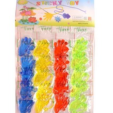 現貨台中出貨黏黏手20入/12入一卡經典懷舊玩具粘手粘性粘手掌流星鎚黏壁手玩小禮物獎勵品過年黏錢遊戲, 手掌20入, 1個