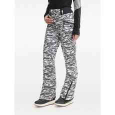 버튼 애니멀 패턴 스키 팬츠