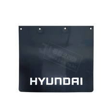 HYUNDAI 프린팅 흙받이 고무 1개/520mmX484mm/돌튐방지