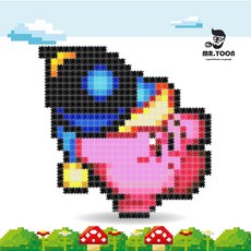 디폼블럭 8mm 게임 캐릭터 커비 포켓몬 마리오 도안 세트, 2-7.바주카포, 1개