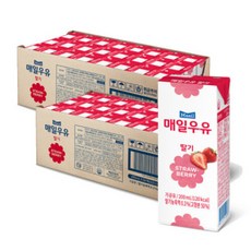 매일우유 멸균 딸기우유 200ml x 48팩