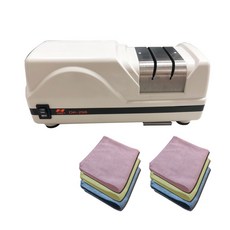 NIREY 耐銳 DK-298 電動磨刀機 CBN鑽石鋼磨刀輪 磨刀器 可磨陶瓷刀, 1個, DK-298送 倒鉤擦巾六條