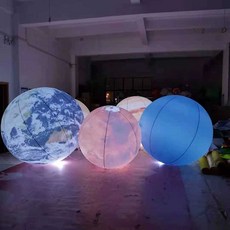 대형 지구 에어 달풍선 야외 벌룬 비행사 장식 조명, 1개, 3. PVC 직경0.5m