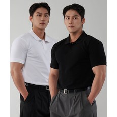 UNTAPPED STUDIO 머슬핏 코튼 폴로 피케 카라 반팔 티셔츠 2Color 275841