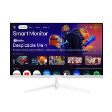 티브이지 27인치 FHD 스마트 모니터 블랙 / 화이트, 25인치 스마트모니터 (화이트), 62.2cm