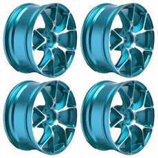 ShareGoo 금속 휠 림 RC 12mm 육각 허브 1 10 드리프트 온로드 레이싱 투어링 HSP Tamiya Kyosho RedCat Sakura WLtoys 범용 스케일과, 블루