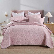 침대 여름 이불 봄 배게카바 순면 덮개 미국 유럽식, 페리스 코넬리언 핑크