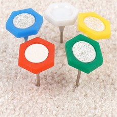 현주샾 코르크보드 파티션 고정 육각 압정 게시판