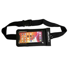 DRLOKPAK 서핑 방수 허리 파우치 크로스바디 체스트 백 패니 팩 스노클링 수영 가방 해변 플로팅 드라이 폰 케이스 홀더 블랙. 드라이 백, 블랙