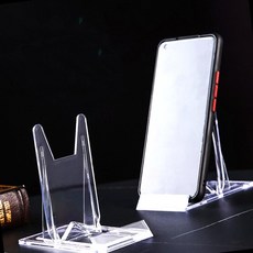 다용도 투명 아크릴 거치대 DP랙 핸드폰 매장 디스플레이 전시 스탠드 받침대 액자 그림 책 접시 지지대, 1개