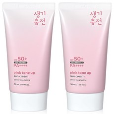 프리티스킨 핑크 톤업 선크림, 2개, 50ml