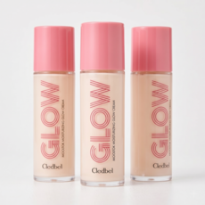 끌레드벨 물톡 모이스춰라이징 글로우 크림 30ml + 퍼프 2p 세트, 3개
