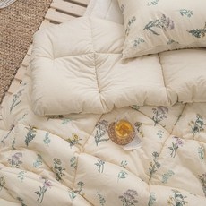 [르헤브] 와일드 플라워 순면 차렵이불 SS/싱글