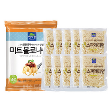 이거다 미트스파게티 세트(냉장스파게티면 + 미트볼로냐소스 ), 10개, 1kg