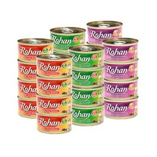 테비 로한캔 3종혼합80gx24개, 80g, 24개, 참치