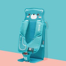 [토드비] 프로피 허그베어 휴대용 카시트 + 킥가드 킥매트 SET, 민트