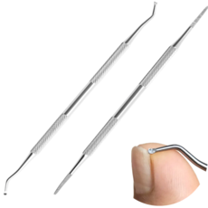 트루행센 발톱큐렛 관리 2종 세트 164mm, 1세트, 실버