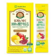헬스베스트 착즙베스트 유기농 NFC100% 레몬석류즙, 1개, 280ml