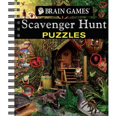(영문도서) Brain Games - Scavenger Hunt Puzzles Spiral, Publications International,..., English, 9781645582540