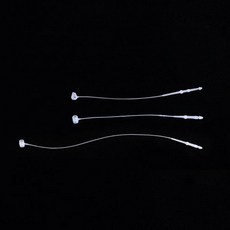 도안산업 투명 택고리 실고리 행택고리 1000개, 둥근형 8cm(1천개)