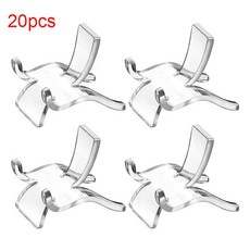 크리스탈 지오데스 암석 광물 마노 화석 산호 A 디스플레이용 소형 수집품 디스플레이 스탠드 아크릴 20 개, 40개