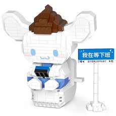 [알꿀밤-나노블럭-코믹스] YK시나모롤 화캉스 휴식, 1개