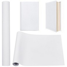 크라스피어 51 x 11 8 인치 흰색 책 천 종이로 뒷받침되는 커버 스웨이드 패브릭 표면 제본용 제본 용품 스크랩북 보호 앨범 DIY 공예품, 1 Light Brown Suede 51 X 11.8"