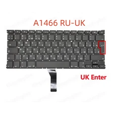 Macbook Air 13 "A1369 A1466 키보드 용 새 교체 2011 년, 05 A1466 RU-UK