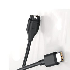 [호환] Garmin Venu 3 3S 2 2S /Venu Plus/Venu Sq/Approach S70 S40 S60/instinct 2X USB-C 충전 케이블 데이터 코드용, 1개, 1)Black, 1) Black