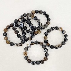 【御古齋】精選天然瑪瑙帶眼天珠手鍊 開運 改善磁場 提升正能量 增進人際關係 消災解厄 平安