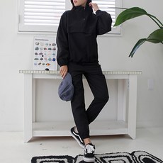 SOON2DLE 女子側標籤Anorak長褲套裝