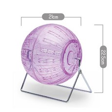 愛思沛 鼠運動球 6972-A 活力一倍大型運動球(滾球)-含腳架 黃金鼠滾球 鼠玩具, 1個
