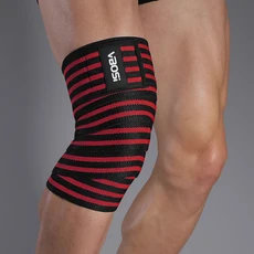 조정 가능한 탄성 무릎 랩 지지대 역도 케틀벨용 1 PC, 04 Red