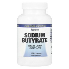 Absolute Nutrition 丁酸鈉膠囊, 1個, 120顆