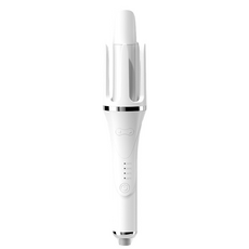 GUEFOON 電動捲髮器不傷發負離子蛋卷棒 32mm頭髮蓬鬆全自動捲髮棒, 1個, 白色:如圖所示（1304）
