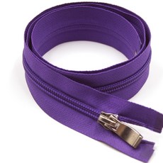 츄리닝지퍼 나일론5호 약73cm (보라) 코일지퍼, 보라