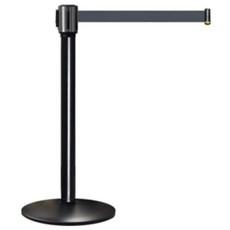 국산 블랙 스텐304 안전잠금 실속형 벨트차단봉 2M 5cm 바리게이트 관공서 학교, 1개