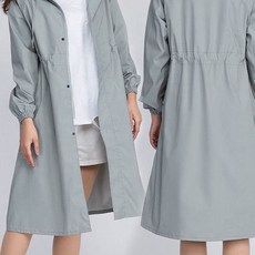 롱레인코트 여성골프비옷 트렌치레인코트