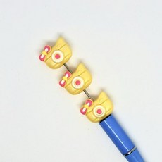 볼펜꾸미기 볼꾸 동대문 꾸미기 DIY 캐릭터 알록달록 미니 카메라 골드 찰칵