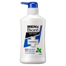 Biore 蜜妮 男士體香沐浴乳 清新薄荷香, 1個, 440ml