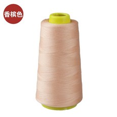 ［ 限時優惠 ］ 優質縫紉線 寶塔線 彩色402滌綸縫衣線 家用手縫細線diy手工線 縫衣服針線, 香檳色, 1個