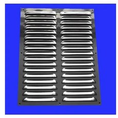 언더 처마 에어 구리 레인 스테인레스 벤트 그릴 환풍기 알루미늄 루버 304 스틸, 6) W300H400mm AL