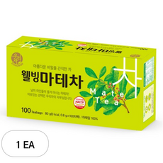 우리차 웰빙 마테차, 800mg, 100개입, 1개