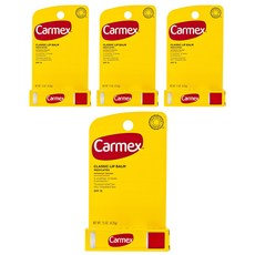 Carmex 小蜜媞 經典護唇膏 SPF15, 單色, 4.25g, 4支