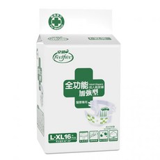 安親FeelFree全功能成人紙尿褲加強型L-XL號，男女適用，柔軟親膚，超強吸收，防漏安心, 6個, 16片