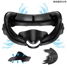 메타퀘스트3 안면폼 F3 가죽 환기커버 빛샘방지 BOBOVR 악세사리, 1개