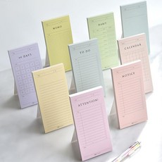 꿈꾸는비 세워쓰는 팝업 메모지 오피스용품, (17 메모)